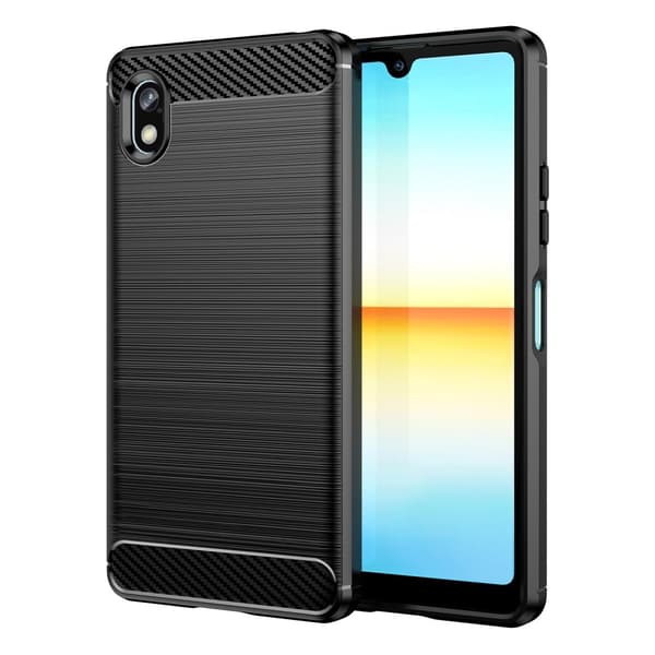 Carbon Flex Sony Xperia Ace III deksel - Svart Black