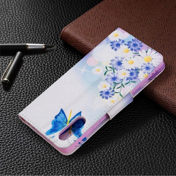 Wonderland Sony Xperia L4 Etui - Sommerfugl Multicolor