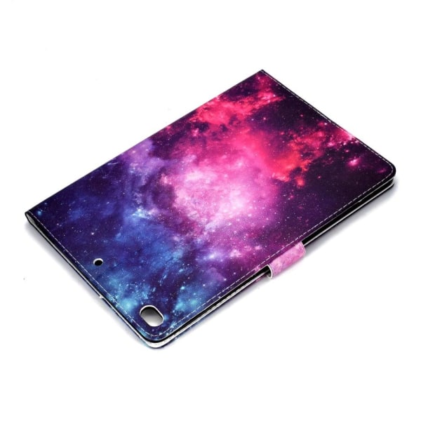 iPad 10.2 (2021) / Air (2019) viileä kuvio nahkainen flip case - Avaruus Multicolor