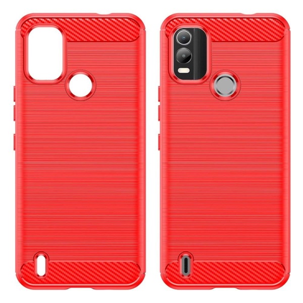 Carbon Flex Nokia C21 Plus skal - Röd Röd