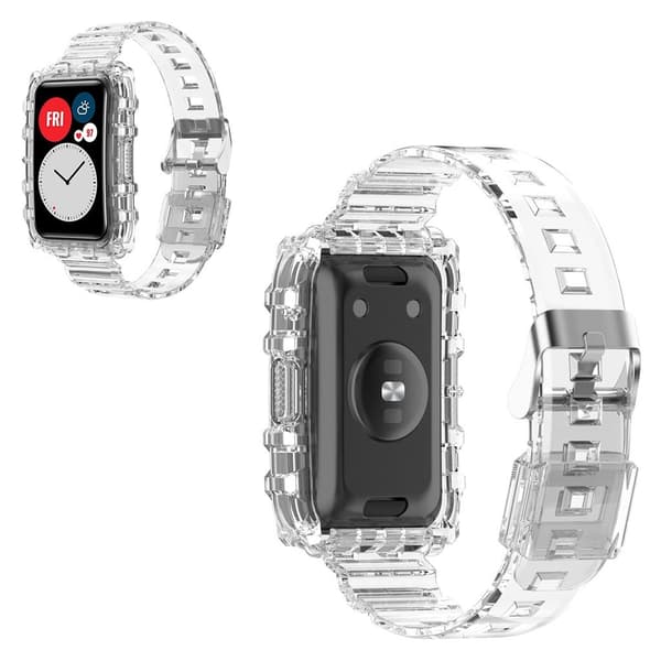 Huawei Watch Fit läpinäkyvä ranneke - Läpinäkyvä Transparent