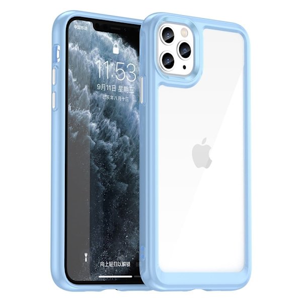 iPhone 11 Pro Max smart akryldeksel - Blå Blue