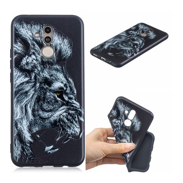 Huawei Mate 20 Lite fodral med mönstertryck - Varg multifärg