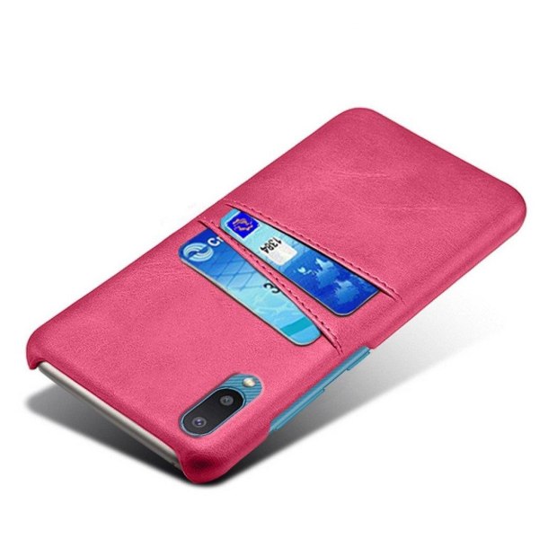 Dual Card Samsung Galaxy A02 cover - Rose Pink