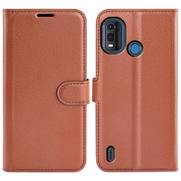 Klassisk Nokia G11 Plus Flip Etui - Brun Brown