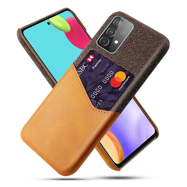 Bofink Samsung Galaxy A52 5G skal med korthållare - Orange Orange