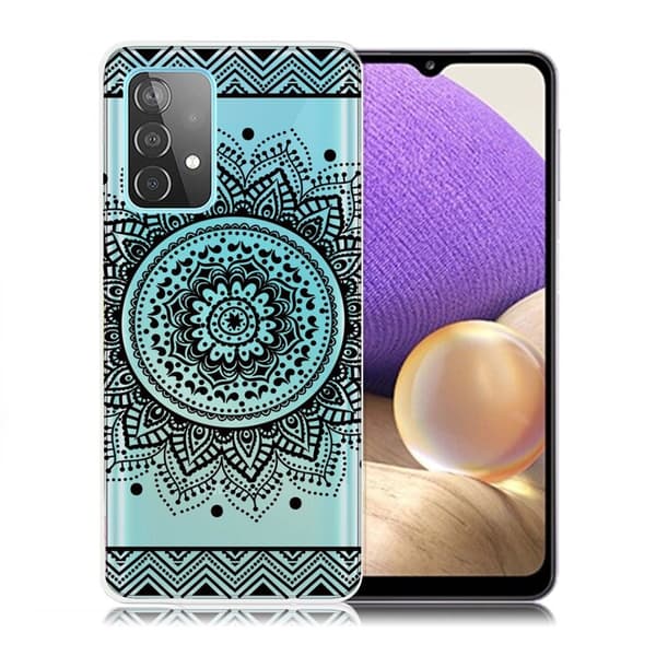 Deco Samsung Galaxy A32 5G Etui - Mandala Blomst Black