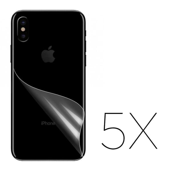 iPhone X bakside beskytter av hybrid Transparent