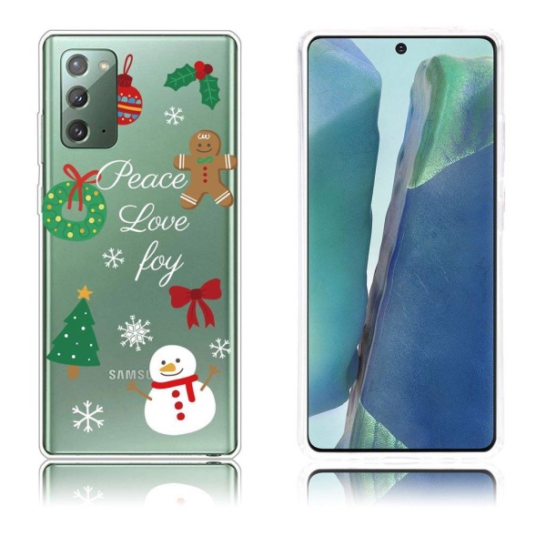 Christmas Samsung Galaxy Note 20 case - Tree and Snowman Multicolor