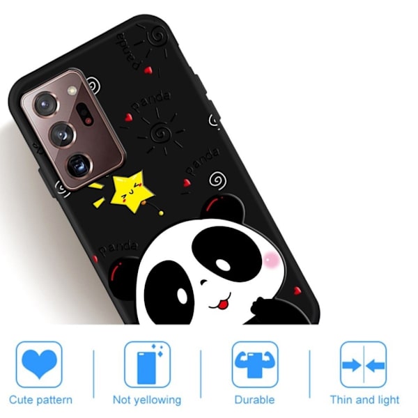Imagine Samsung Galaxy Note 20 Ultra kotelot - Panda Black