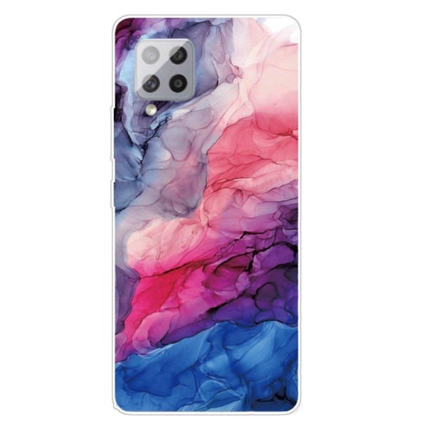 Marble Samsung Galaxy M62 / F62 Etui - Aqueous Vibrant Mønster Multicolor