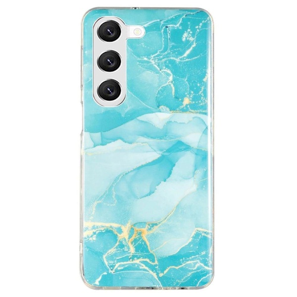 Marble Samsung Galaxy A14 Etui - Grøn Green