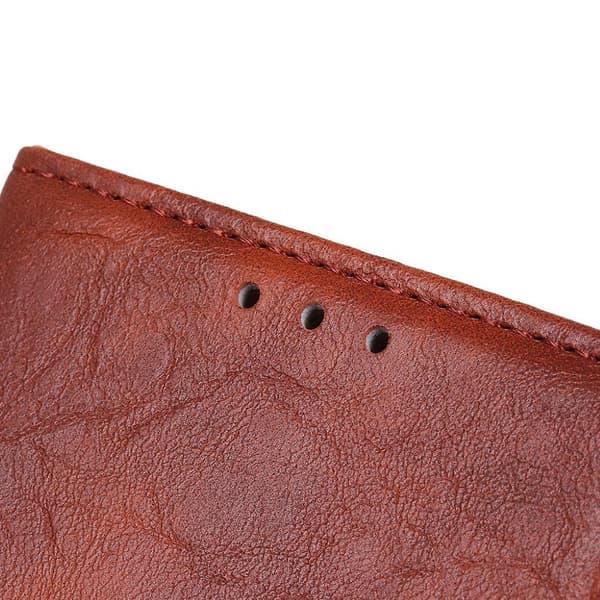 Alpha Samsung Galaxy A10 flip case - Brun Brown