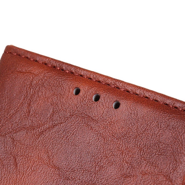 Neptune Samsung Galaxy A10 leather kotelot - Ruskea Brown