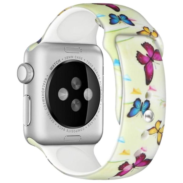 Apple Watch Series 8 (45mm) / Watch Ultra cool mønster silikone Multicolor