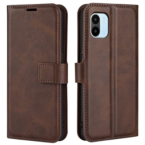 Lompakko Nahkakotelo For Xiaomi Redmi A1 - Ruskea Brown