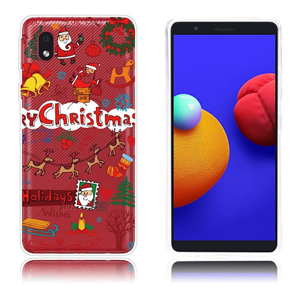 Samsung Galaxy A01 Core Case til jul - Juleklistermærker Multicolor