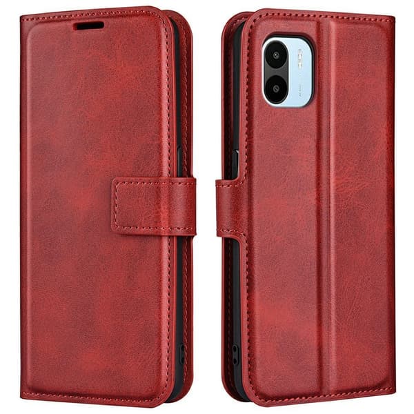 Lompakko Nahkakotelo For Xiaomi Redmi A1 - Punainen Red