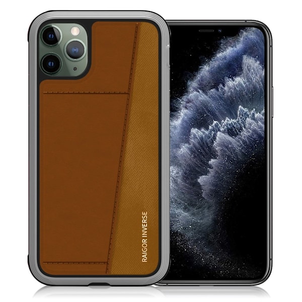 Raigor Inverse JACK-skydd för iPhone 11 Pro - Brun Brun