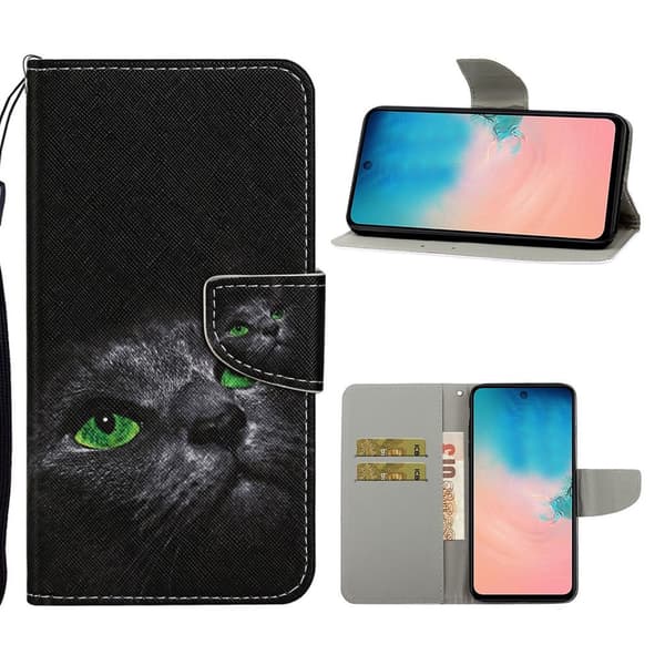 Wonderland Samsung Galaxy Note 20 veske - Svart katt Black