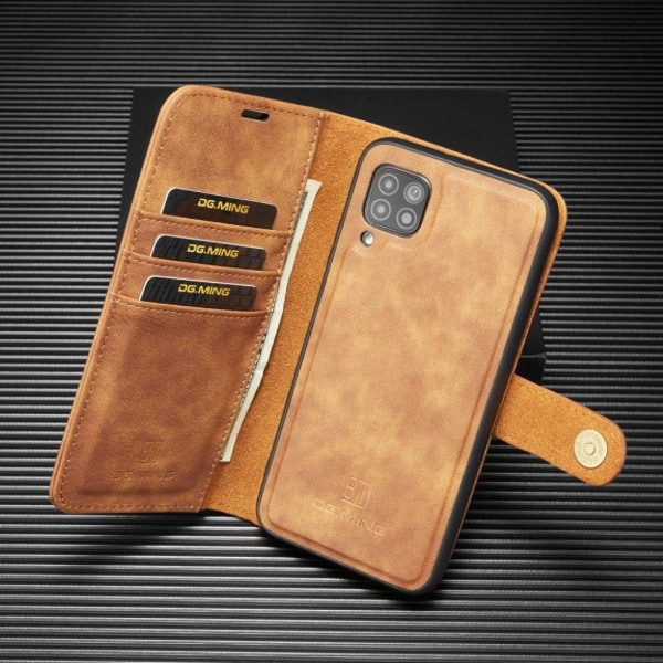 DG.MING Huawei P40 Lite / Nova 6 SE 2-i-1 pung etui - Brun Brown