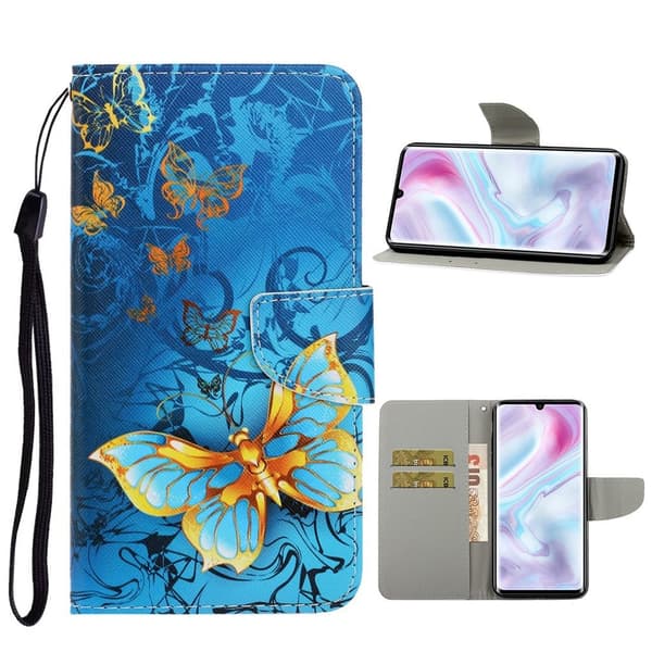 Wonderland Xiaomi Mi Note 10 / Note 10 Pro kotelot - Perhoset Multicolor