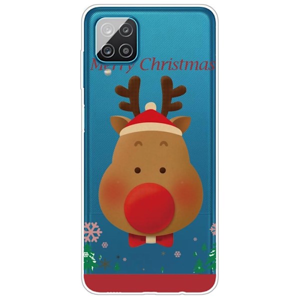 Jul Samsung Galaxy M33 5G fodral - Renar Med Rosetter Röd