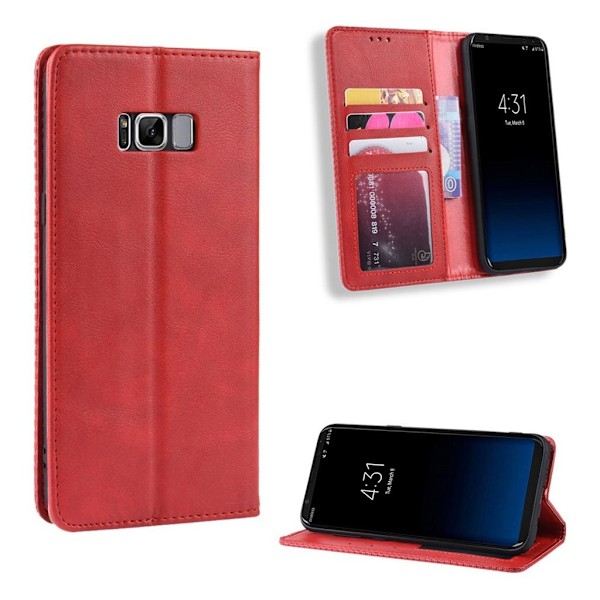Bofink Vintage Samsung Galaxy S8 etui - Rød Red