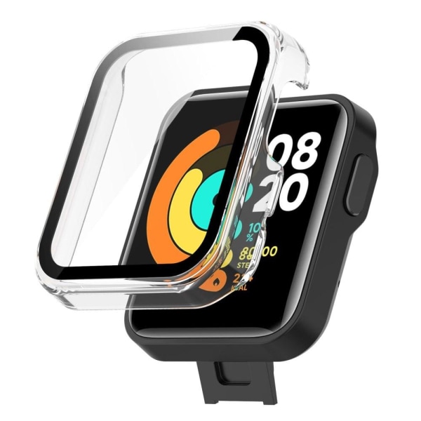 Xiaomi Mi Watch Lite / Redmi Watch simple cover with tempered glass screen protector - Transparent Transparent