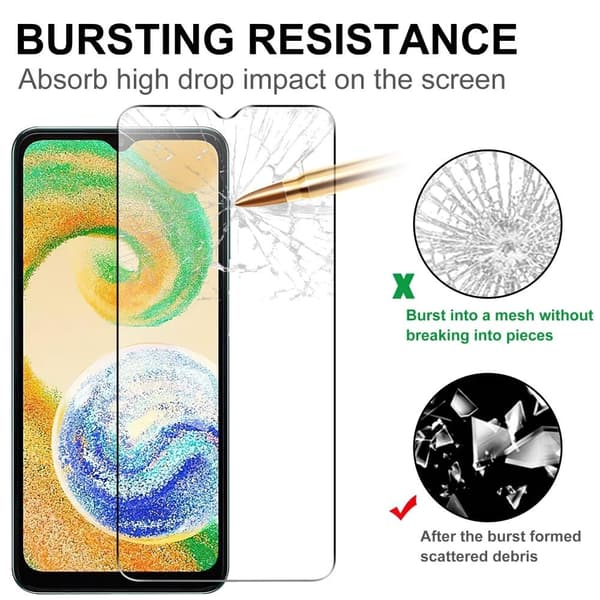 0.3mm härdat glas Samsung Galaxy A04s skärmskydd Transparent