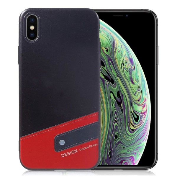 iPhone XS Uniikki stereoskooppinen kuviollinen silikooni muovine Multicolor