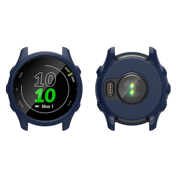 Garmin Forerunner 255 Klockfodral Falltåligt klockfodral i silikon - Midnattsblå Blå