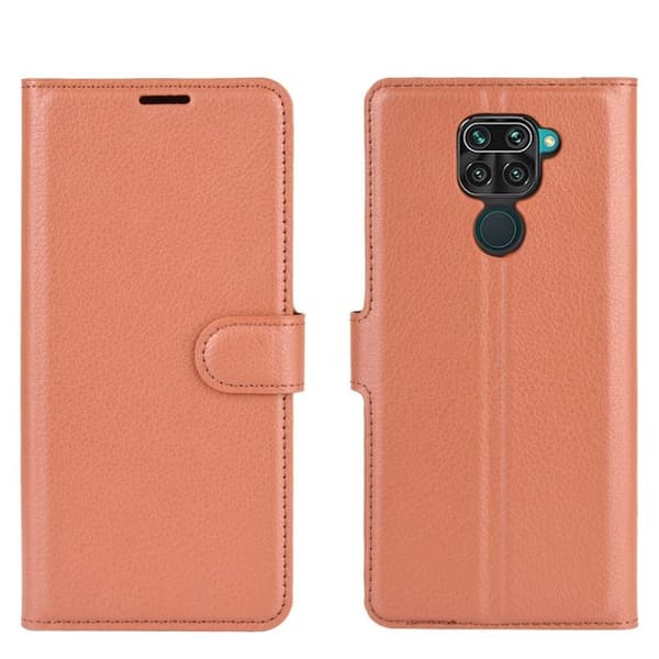 Classic Xiaomi Redmi Note 9 flip etui - Brun Brown