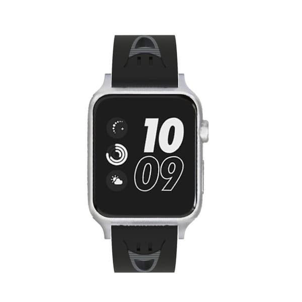 Apple Watch Series 4 4mm klockband av silikon - Svart Svart