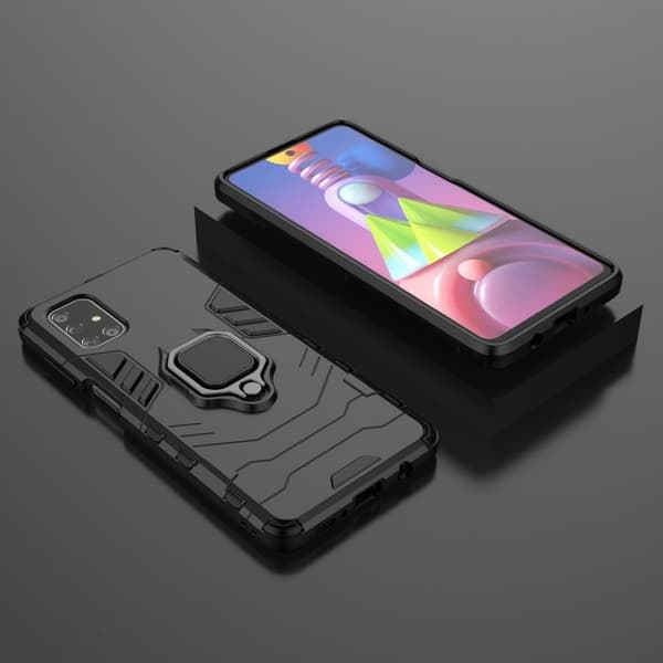 Ring Guard-etui - Samsung Galaxy M51 - Svart Black