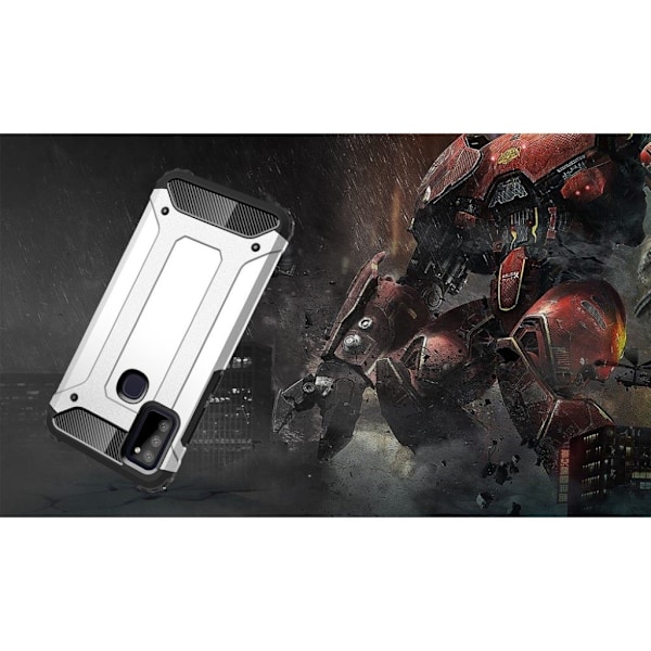 Armour Guard Samsung Galaxy M51 skal - Silver/Grå Silvergrå