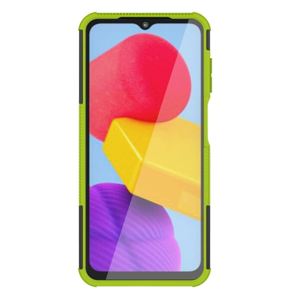 Kickstand-skydd med magnetisk platta för Samsung Galaxy A04 - Grön Grön