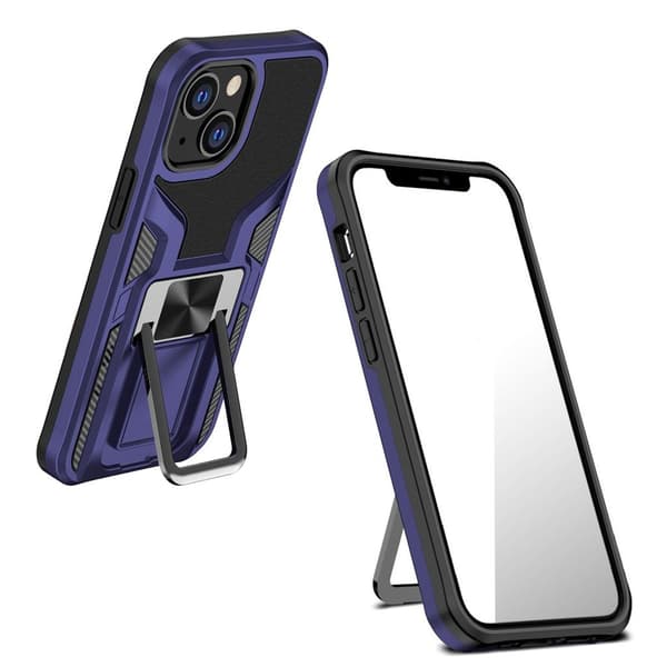 Støtsikkert hybriddeksel for iPhone 13 Mini - Mørkeblå Blue