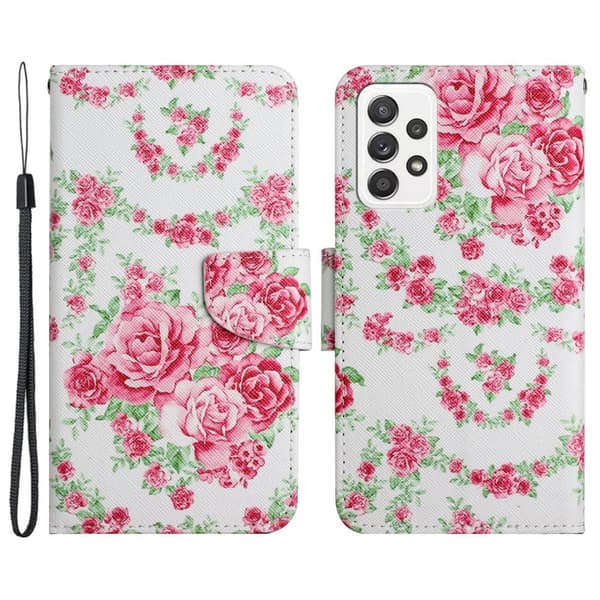 Wonderland Samsung Galaxy A33 5G flip etui - Rose Pink