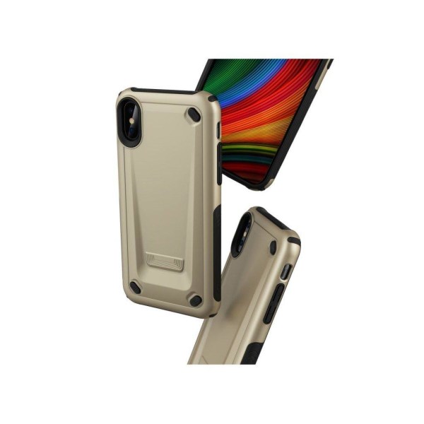 iPhone XS hybrid etui - Guld Gold