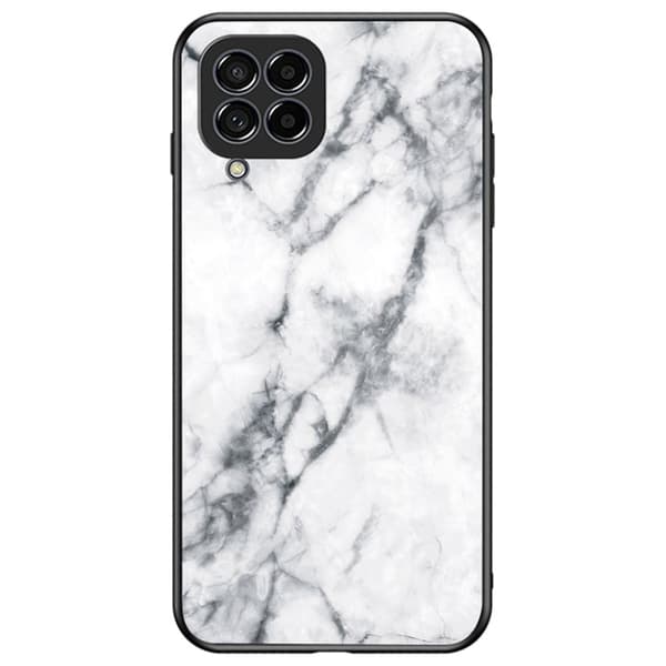 Fantasy Marmor Samsung Galaxy M53 5G skal - Vit Marmor Vit