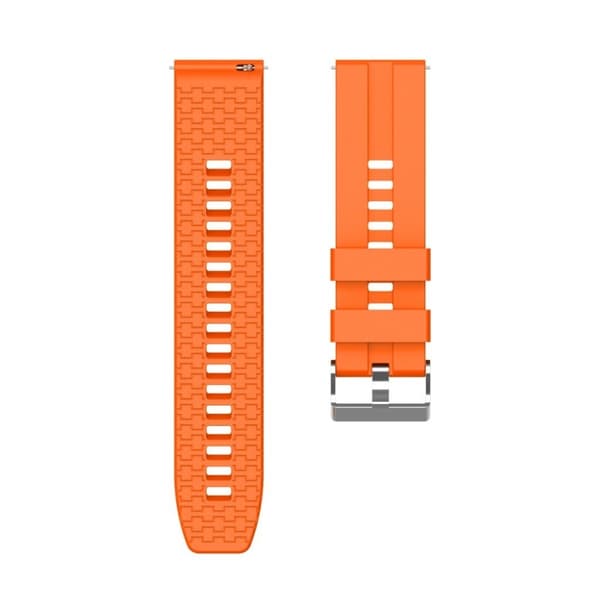 22mm Huawei Watch GT silikone Urrem - Orange Orange