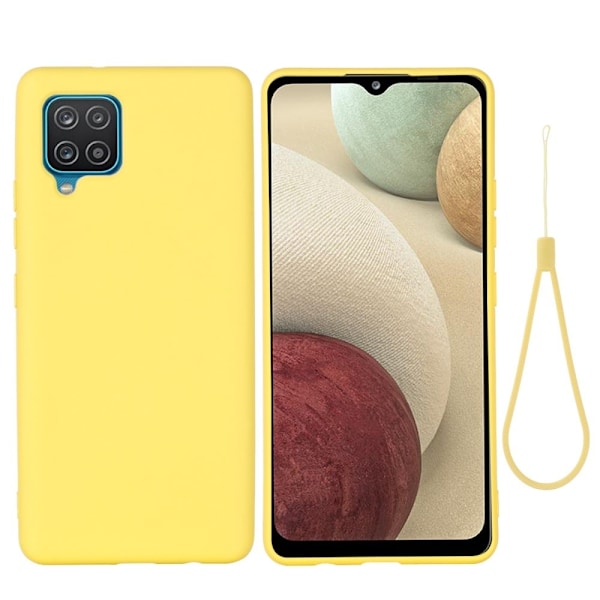 Matte Liquid Samsung Galaxy M32 silikone cover - Gul Yellow