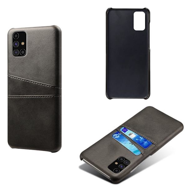 Dual Card Etui Samsung Galaxy M31s - Sort Black