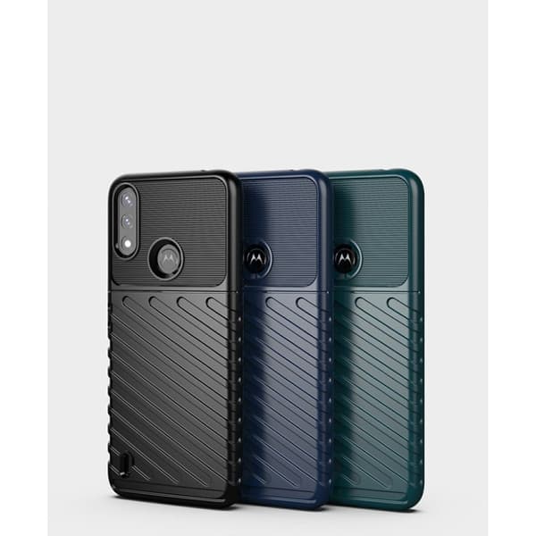 Thunder Motorola Moto E7 Power skal - Blå Blå