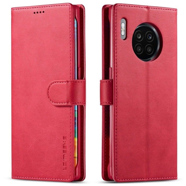 LC.IMEEKE Honor 50 Lite / Huawei Nova 8i Flip Etui - Rød Red