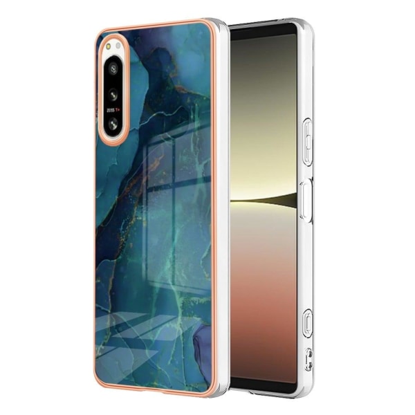 Marble Sony Xperia 5 IV Suojakotelo - Vihreä Green
