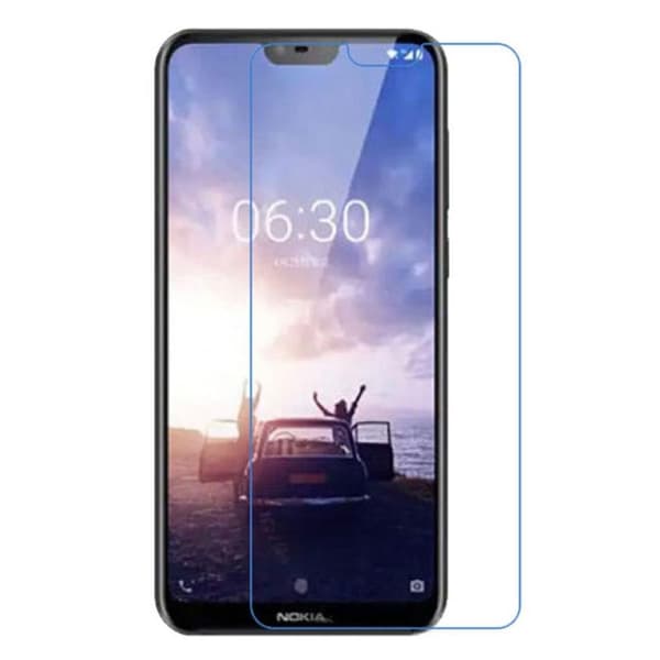 Ultraklar LCD-skjermbeskytter for Nokia 7.1 Transparent