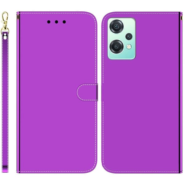 Mirror OnePlus Nord CE 2 Lite 5G flip-etui - Lilla Purple
