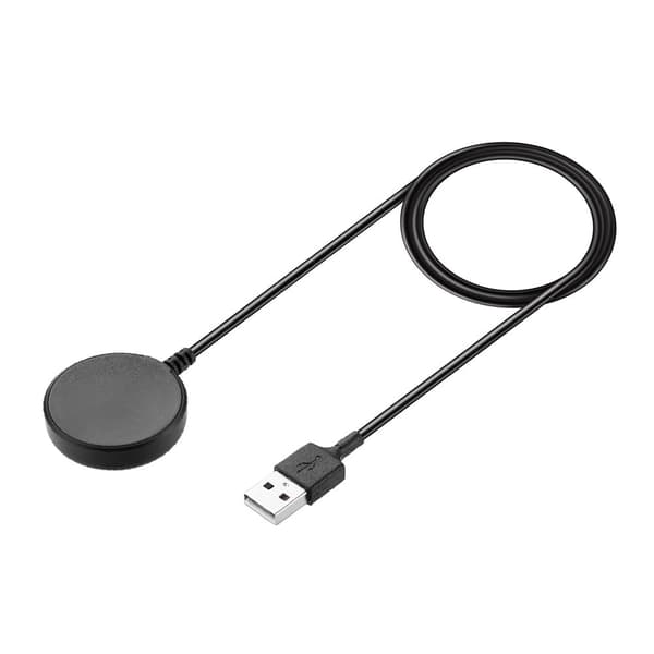 1m Samsung Galaxy Watch 5 / 5 Pro USB-A-latauslaite telakka Black